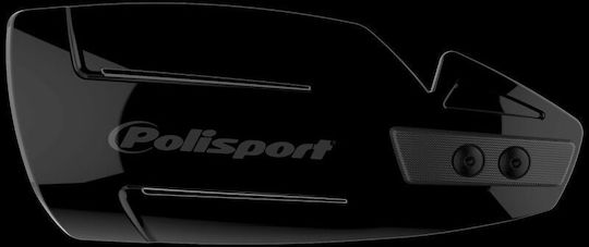 Polisport Motorcycle Protective Hand Guards Hammer 22-28mm in Black Colour