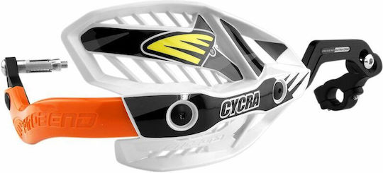 Cycra Motorcycle Protective Hand Guards in Orange Colour