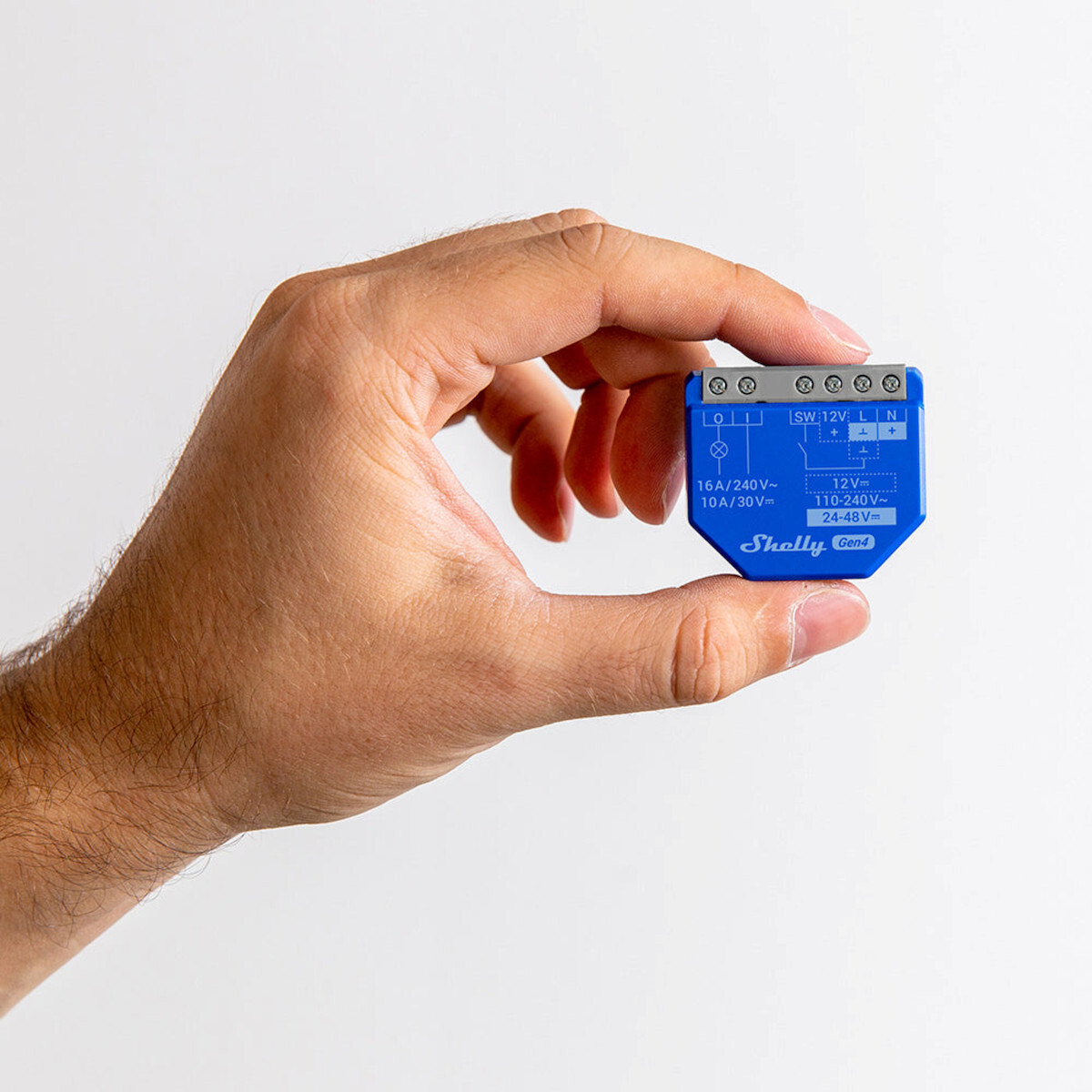 Shelly 1 Gen4 Smart Switch 1 Καναλιού Wi-Fi, Bluetooth, ZigBee & RF 10A (με Ουδέτερο)