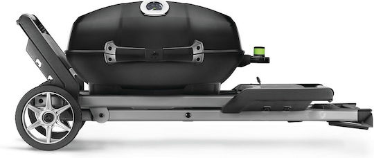 Napoleon Travelq Pro285ex Mit Beinen Elektrogrill Grill 2200W mit Deckel und einstellbarem Thermostat 54cmx37cmcm