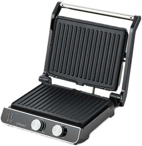 Maestro Tabletop Electric Grill Ribbed Plate 2000W