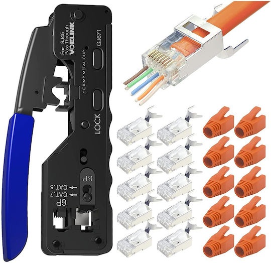 Network Crimping Pliers CAT5 CAT5E CAT6 CAT6A CAT7 CAT7A RJ45