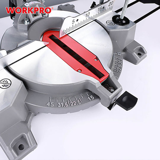 WorkPro Fierăstrău circular cu Putere 1800W și Disc de tăiere cu diametrul 255mm