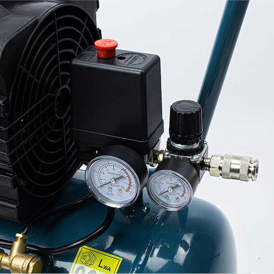 Bormann Pro BAT5020 Single-Phase Air Compressors 96dB with Power 2.5hp and Airtank 24lt 030799