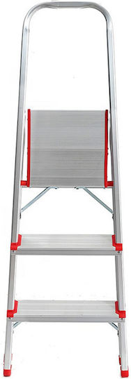 Vesta Ladder Aluminum with 2+1 Steps 107cm