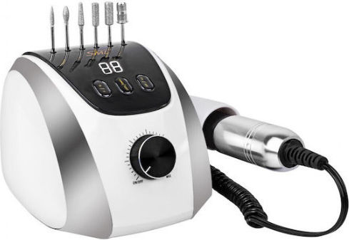 SML M13 Nail Drill Power 65W White with Pedal with 35000 Rotations per Minute