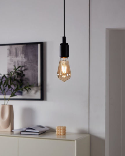 Eglo Smart Lampe LED für Fassung E27 und Form ST64 Warmes Weiß