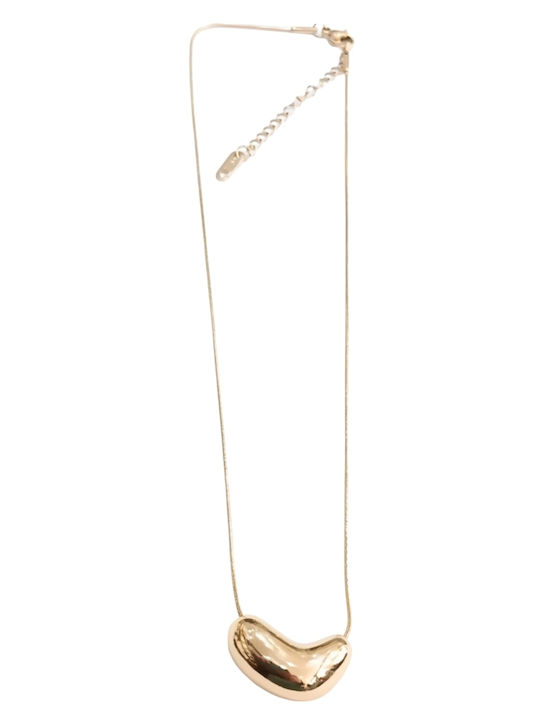 Kalliopi Silver Necklace Made of Gold Plated Steel