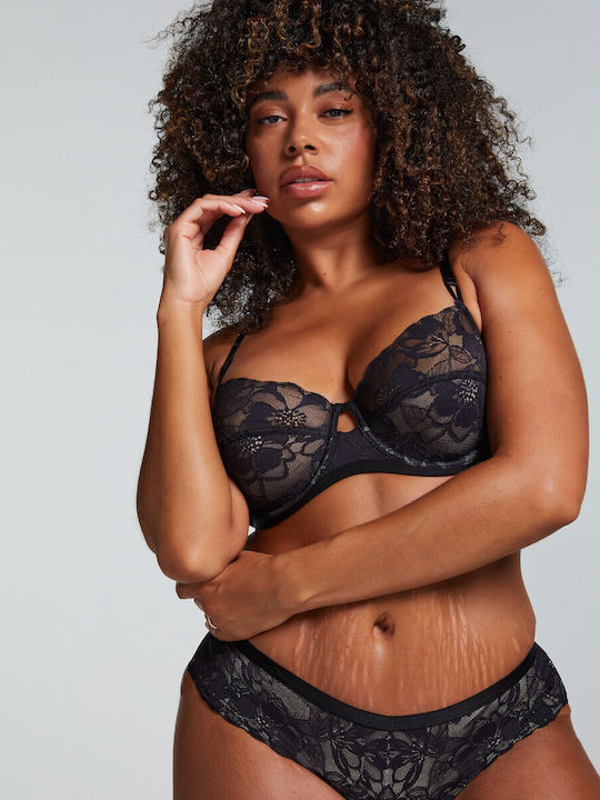 Sophia Bra without Padding Underwire Black