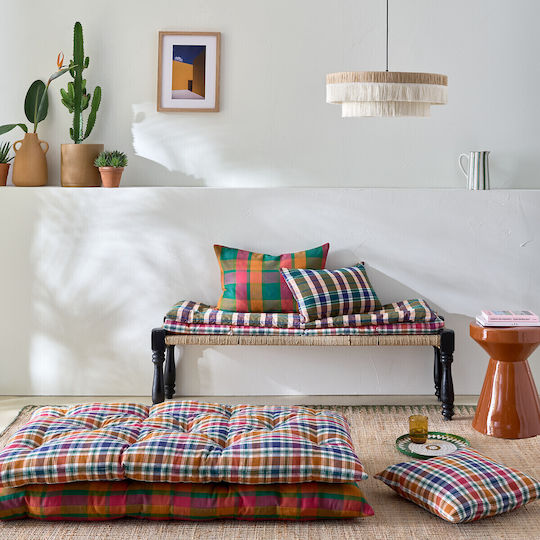 La Redoute Interieurs Възглавница За Под От 100% Памук Многоцветна 60x120см