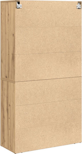Ντουλάπα Γραφείου Ξύλινη Δρυς 80x33x150cm