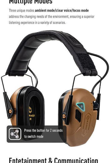 Opsmen M300T-CB Ηλεκτρονικές Ωτοασπίδες με Στέκα