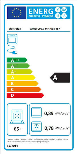 Electrolux Einbauofen 65Es B56cm.