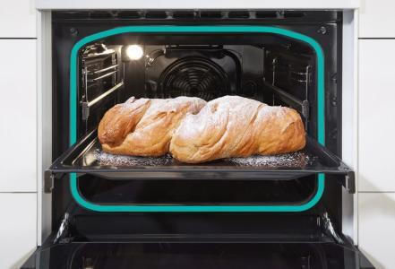 Gorenje Cooker 70lt with Ceramic Hobs W50cm. Inox