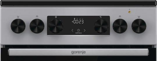 Gorenje Cooker 70lt with Ceramic Hobs W50cm. Inox