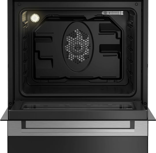 Beko Κουζίνα 65lt με Κεραμικές Εστίες Π60εκ. Inox