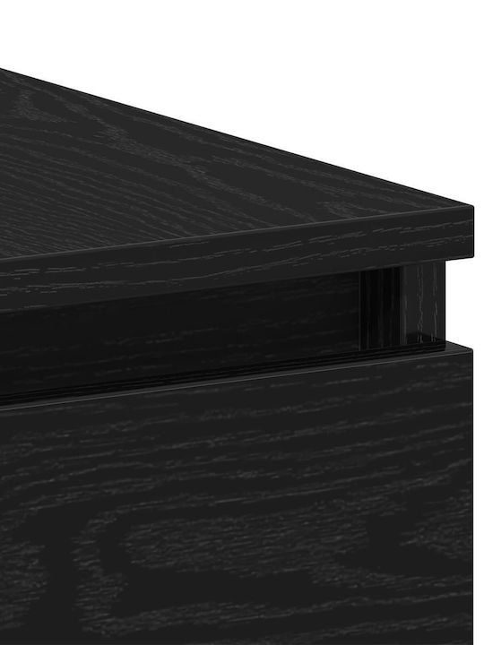 Schreibtisch aus Massivholz Black Oak 140x50x76cm