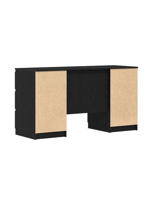 Schreibtisch aus Massivholz Black Oak 140x50x76cm