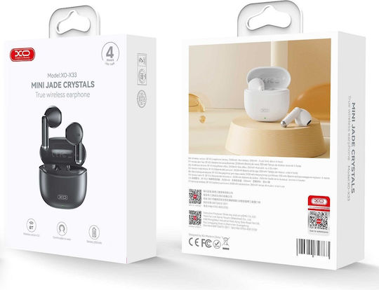 XO X33 Tws In-Ear Bluetooth-Freisprecheinrichtung Kopfhörer mit Ladeetui Schwarz