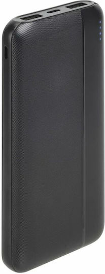 Rivacase VA2031 Power Bank 10000mAh mit 2 USB-A Anschlüssen Schwarz