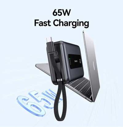 Usams XH Series CD243 Power Bank 20000mAh 65W με Θύρα USB-A και Θύρα USB-C Tarnish