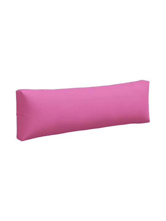 vidaXL Waterproof Sofa Cushion Palette with Backrest Pink 3 Pieces