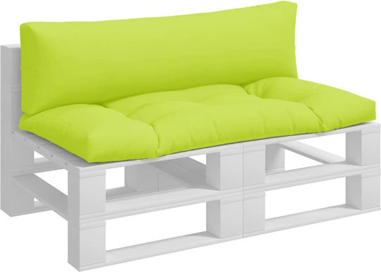 vidaXL Sofa Cushion Pallet Open Green 2 Pieces