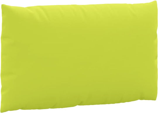 vidaXL Waterproof Sofa Cushion Palette with Backrest Green 3 Pieces