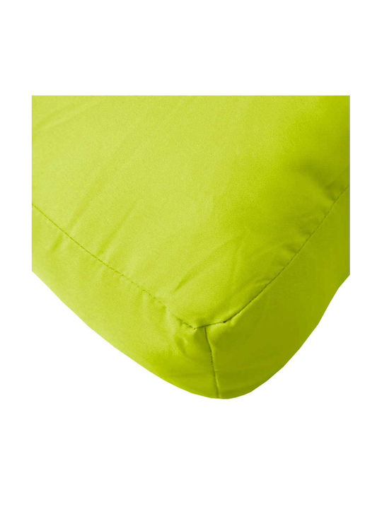 vidaXL Open Green Pallet Sofa Cushion with Backrest 2 pcs
