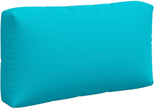 vidaXL Waterproof Sofa Cushion Palette with Backrest Turquoise 3 Pieces
