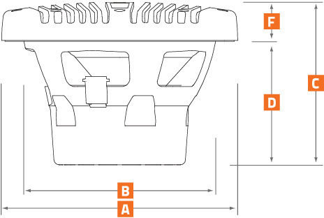Hertz Ηχείο Σκάφους Hms 10 B4-ld-w 10" με 600W RMS Μαύρο