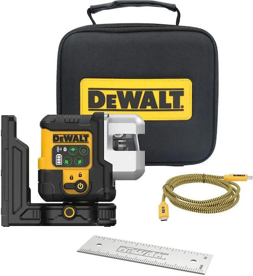 Dewalt Περιστροφικό Αλφάδι Laser Πράσινης Δέσμης με Εύρος Εργασίας 30m