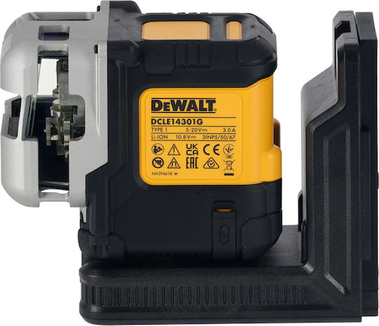 Dewalt Περιστροφικό Αλφάδι Laser Πράσινης Δέσμης με Εύρος Εργασίας 30m