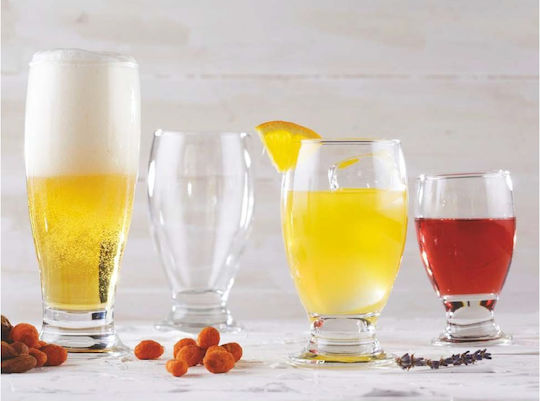 Uniglass Mykonos Ποτήρι Μπύρας από Γυαλί 310ml