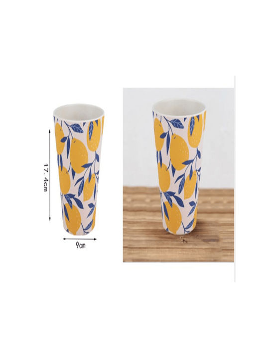 ForHome Glass Water made of Bamboo 640ml