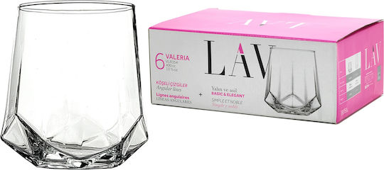 Gurallar Valeria Glass Set 400ml 6pcs