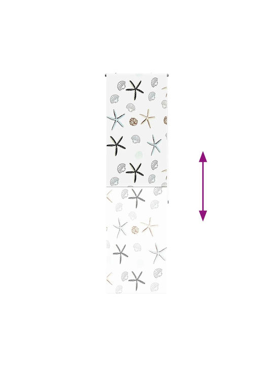 Vidaxl Shower Curtain Roll 70x240 cm Fabric Width 66 cm Multicolor