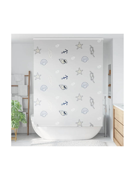 Vidaxl Shower Curtain Roll Cassette 150x240 cm Fabric Width 146 cm Multicolored
