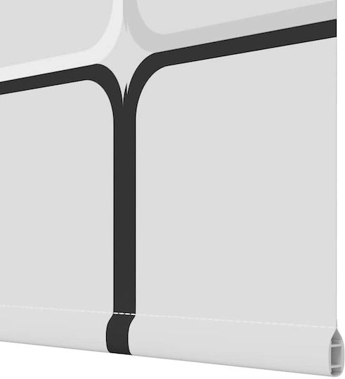 Vidaxl Κουρτίνα Μπάνιου Ρολό 160x240 Εκ Πλάτος Υφάσματος 156 Εκ Πολύχρωμο