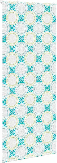 Vidaxl Shower Curtain Roll 90x240 cm Fabric Width 86 cm Blue