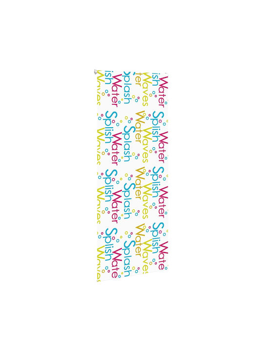 Vidaxl Shower Curtain Roll 110x240 cm Fabric Width 106 cm Multicolor