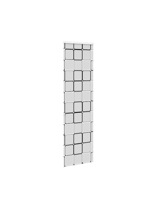 Vidaxl Duschvorhang Rollkassette 60x240cm Stoffbreite 56cm Mehrfarbig