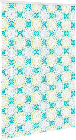 Vidaxl Duschvorhang Rollkassette 150x240 cm Stoffbreite 146 cm Mehrfarbig