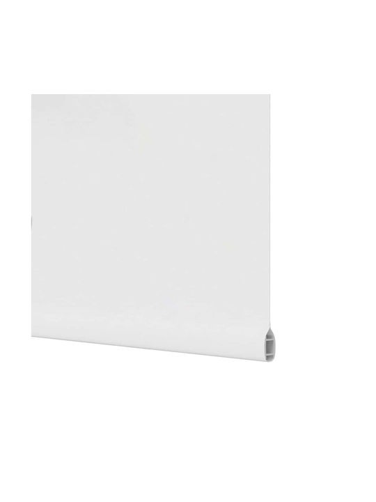Vidaxl Duschvorhang Rolle 140x240 cm Stoffbreite 136 cm Weiß