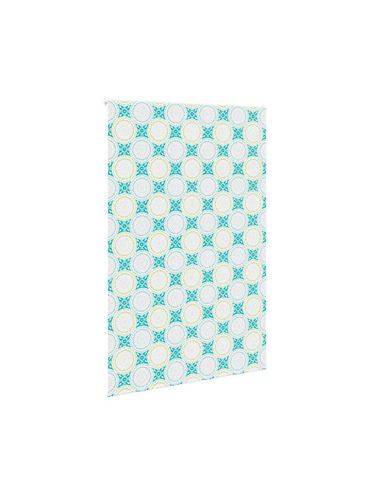 Vidaxl Duschvorhang Rolle 150x240 cm Stoffbreite 146 cm Blau