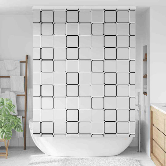 Vidaxl Perdea de Duș cu Casetă Rulou 150x240 cm Lățime Material 146 cm Multicolor Vidaxl Perdea de Duș cu Casetă Rulou 150x240 cm Lățime Material 146 cm Multicolor