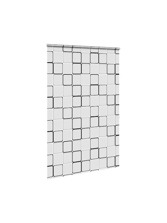 Vidaxl Shower Curtain Roll Cassette 150x240 cm Fabric Width 146 cm Multicolored