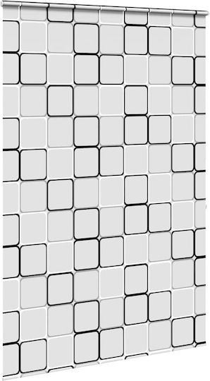 Vidaxl Shower Curtain Roll Cassette 150x240 cm Fabric Width 146 cm Multicolored