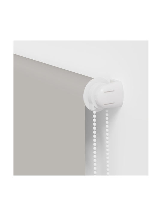 Vidaxl Duschvorhang Rolle 90x240 cm Stoffbreite 86 cm Grau