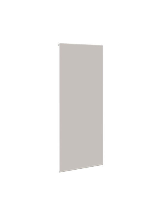 Vidaxl Duschvorhang Rolle 90x240 cm Stoffbreite 86 cm Grau